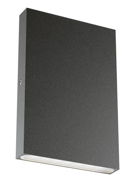 Redo Group - Zipper Dual-Emission Outdoor Step Light - Matte Black