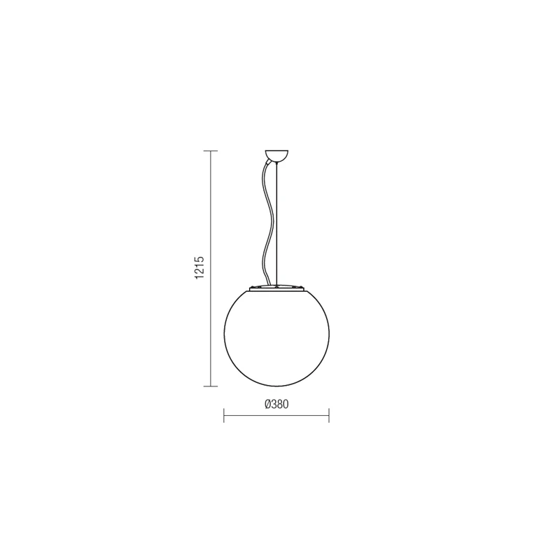 Redo Group - Baloo Outdoor Pendant Lamp - Opal