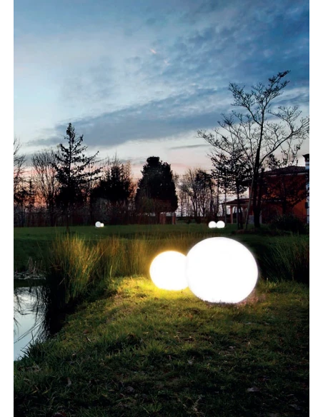 Redo Group - Baloo Outdoor Ornamental Floor Lamp - Opal