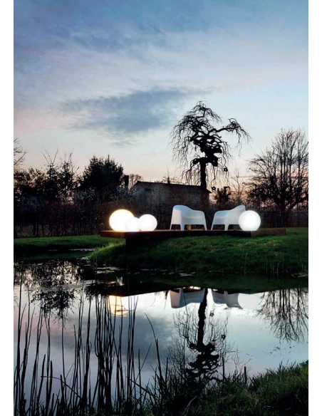 Redo Group - Baloo Outdoor Ornamental Floor Lamp - Opal