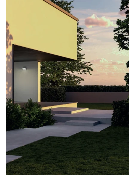 Redo Group - Flip Outdoor Wall Lamp - Dark Grey