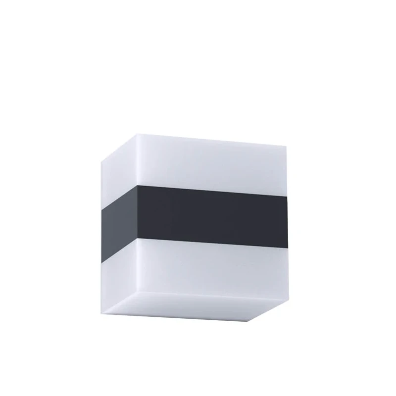 Redo Group - Kodiak Lampada da Parete con Striscia Nera - Bianco