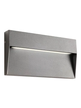 Redo Group - Lander Rectangular Outdoor Step Light - Dark Grey