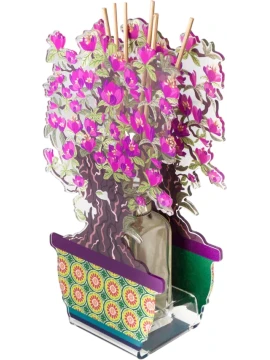 Vesta Home - Profumatore a Bastoncini - Bonsai Magnolia Viola