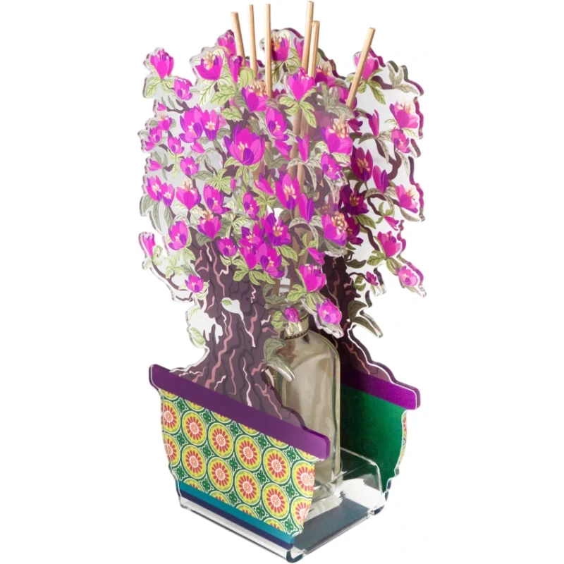 Vesta Home - Profumatore a Bastoncini - Bonsai Magnolia Viola