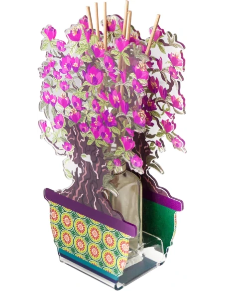 Vesta Home - Profumatore a Bastoncini - Bonsai Magnolia Viola