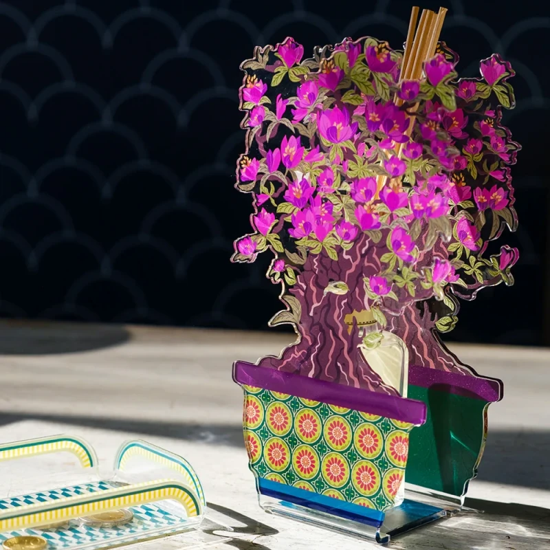 Vesta Home - Reed Diffuser - Purple Magnolia Bonsai