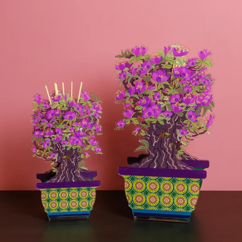 Vesta Home - Reed Diffuser - Purple Magnolia Bonsai