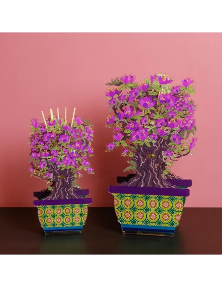 Vesta Home - Profumatore a Bastoncini - Bonsai Magnolia Viola