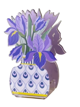 Vesta Home - Mini Profumatore a Bastoncini Iris - Viola