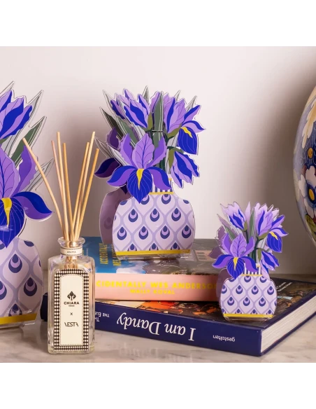 Profumatore Vesta Home - Profumatore a Bastoncini Iris - Viola