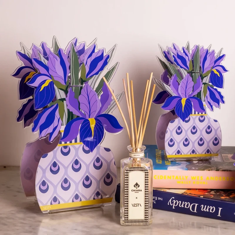 Vesta Home - Iris Reed Diffuser - Purple
