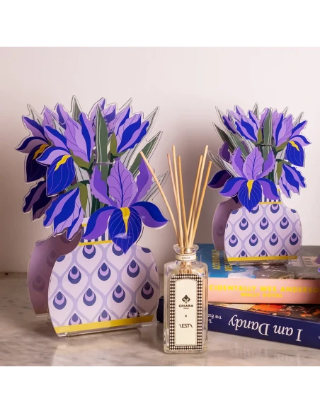 Profumatore Vesta Home - Profumatore a Bastoncini Iris - Viola