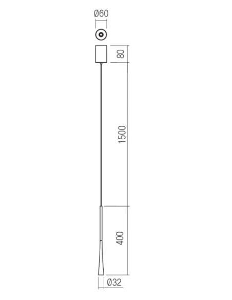 Redo Group - Ito Pendant Lamp - Matt Gold