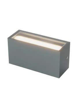 Redo Group - Limas Lampada da Parete a Doppia Emissione per Esterno - Grigio Scuro