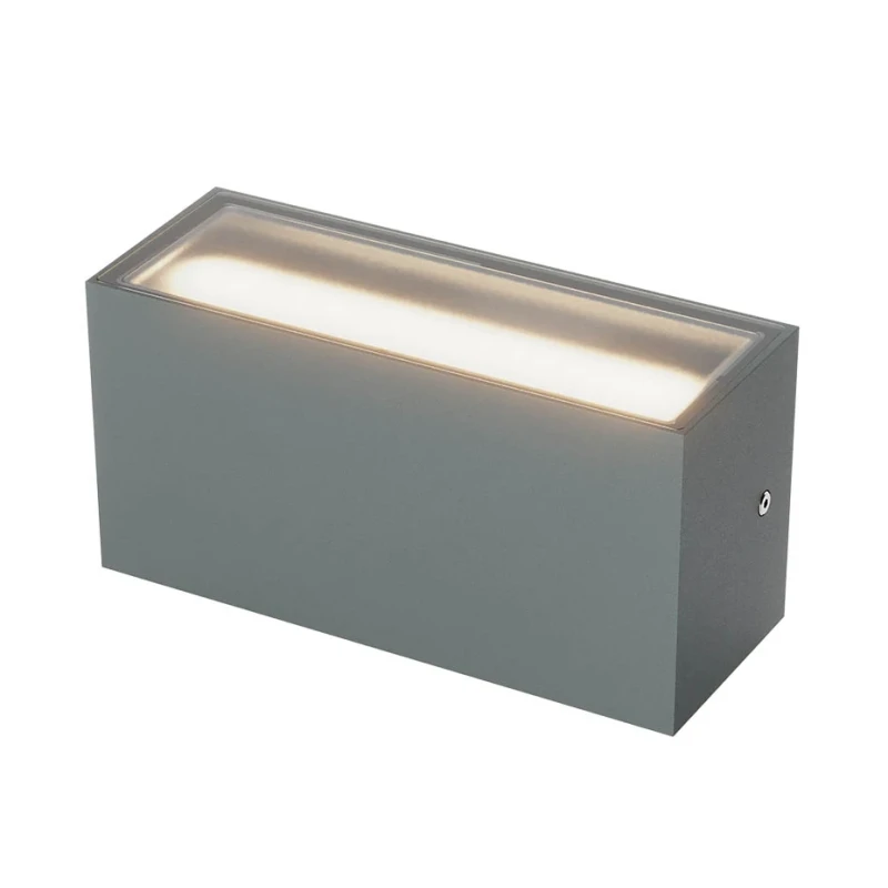 Redo Group - Limas Lampada da Parete a Doppia Emissione per Esterno - Grigio Scuro
