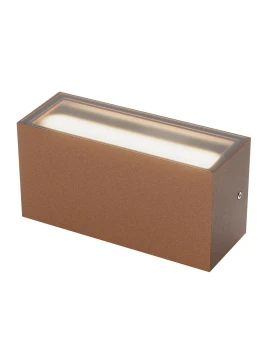 Redo Group - Limas Lampada da Parete a Doppia Emissione per Esterno - Corten