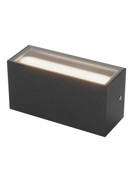Redo Group - Limas Outdoor Double-Emission Wall Lamp - Matte Black