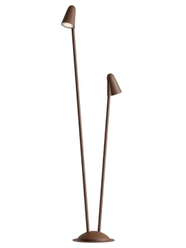 Redo Group - Nivalis Paletto da Giardino a 2 Diffusori - Corten