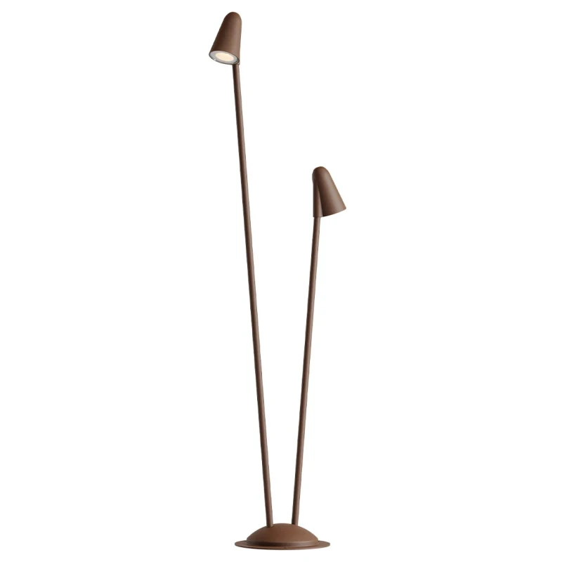 Redo Group - Nivalis Paletto da Giardino a 2 Diffusori - Corten