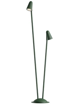 Redo Group - Nivalis 2-Light Garden Post - Dark Green