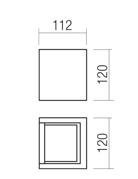 Redo Group - Petra Outdoor Wall Lamp - Ivory
