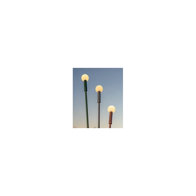 Redo Group - Torch Garden Sphere Stake with Spike - Dark Grey