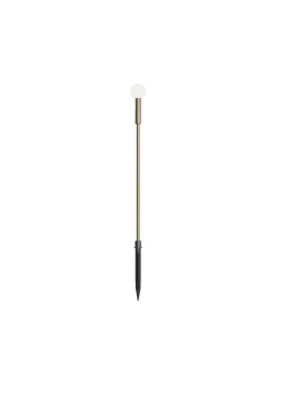 Redo Group - Torch Paletto da Giardino a Sfera con Picchetto - Ottone Anticato