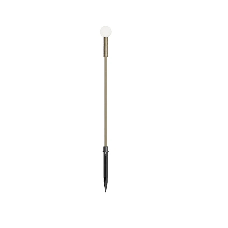 Redo Group - Torch Garden Stake with Spike - Antique Brass