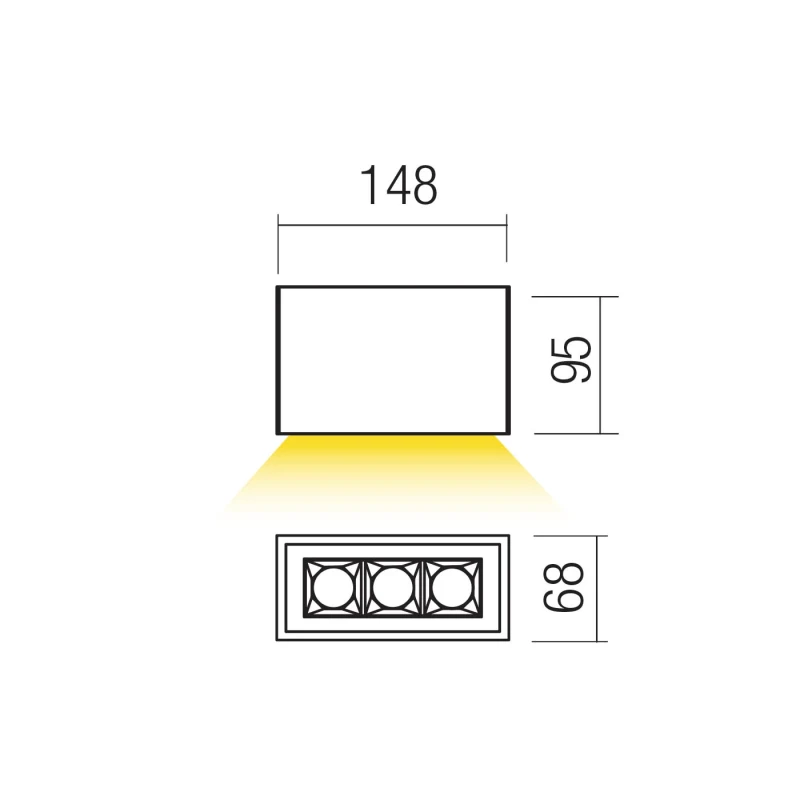 Redo Group - Aroos Lampada da Soffitto da Esterno - Bianco Opaco