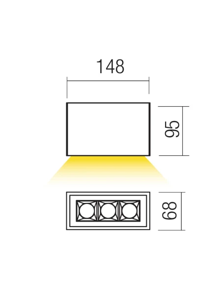 Redo Group - Aroos Outdoor Ceiling Lamp - Matt White