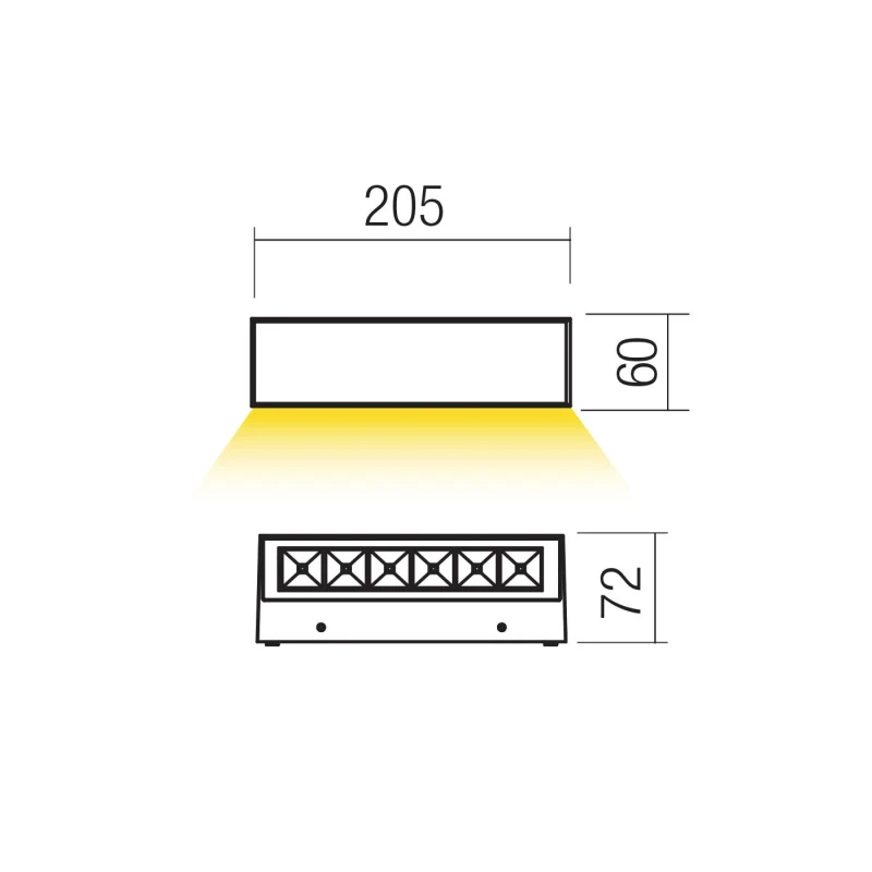 Redo Group - Aroos Single-Emission Outdoor Wall Lamp - Dark Grey
