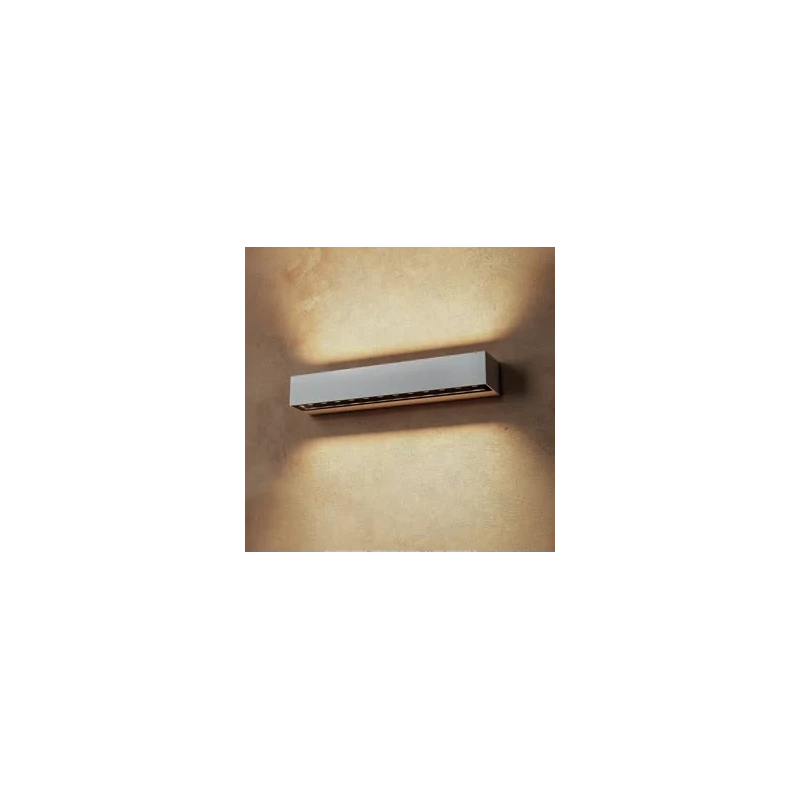 Redo Group - Aroos Double Emission Outdoor Wall Lamp - Corten