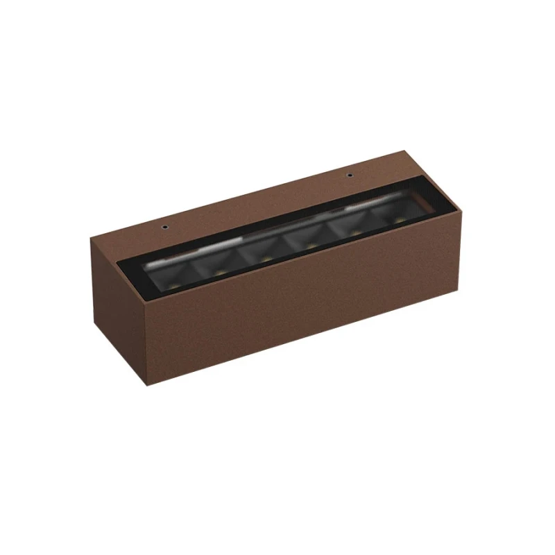 Redo Group - Aroos Double Emission Outdoor Wall Lamp - Corten