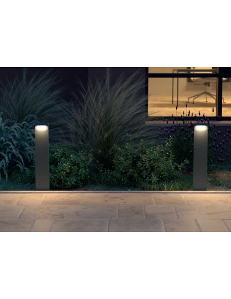 Redo Group - Polifemo Outdoor Bollard - Dark Brown