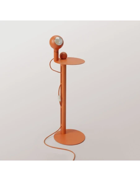 Filotto - Lampada da Terra Rocco Plug - Arancione