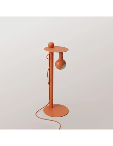 Filotto - Lampada da Terra Rocco Plug - Arancione