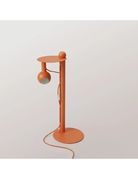 Filotto - Lampada da Terra Rocco Plug - Arancione