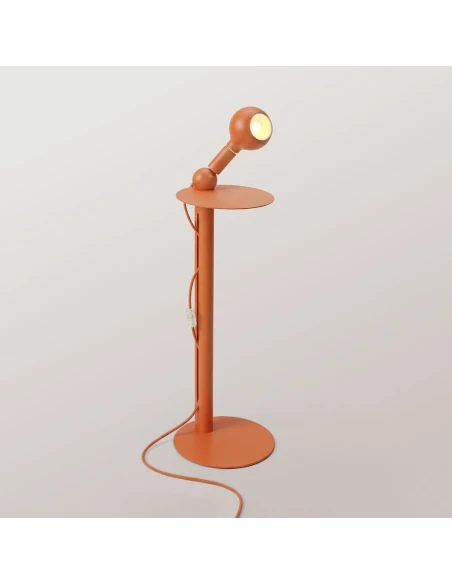 Filotto - Lampada da Terra Rocco Plug - Arancione
