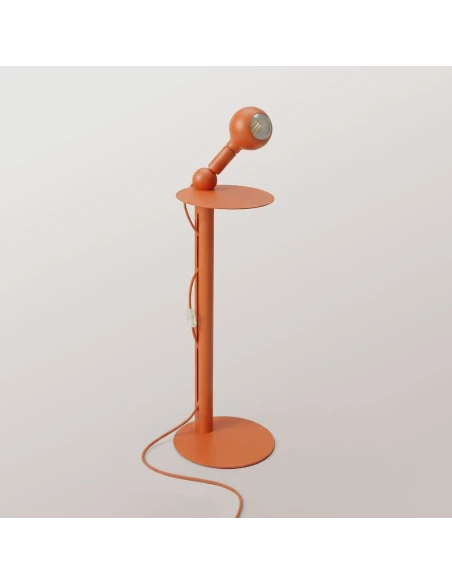 Filotto - Lampada da Terra Rocco Plug - Arancione