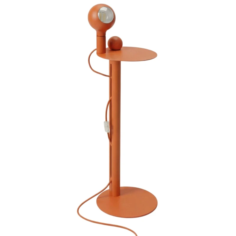 Filotto - Lampada da Terra Rocco Plug - Arancione