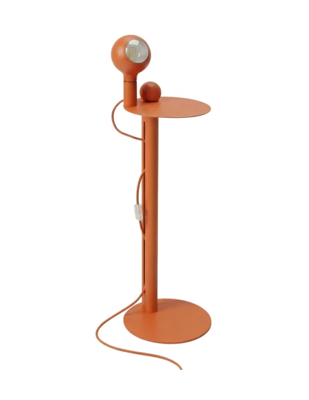 Filotto - Lampada da Terra Rocco Plug - Arancione