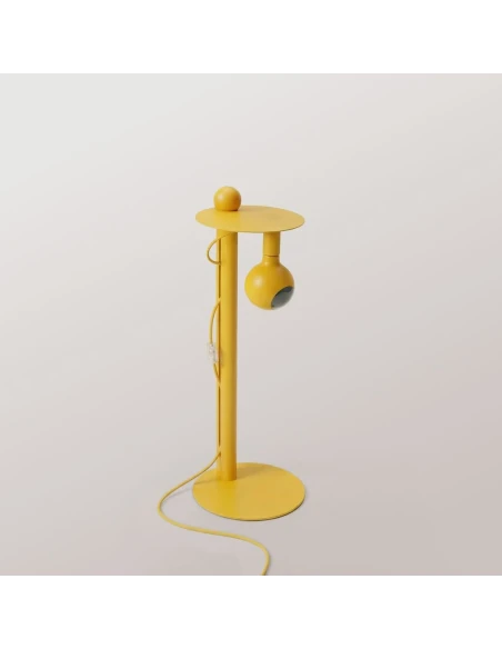 Filotto - Lampada da Terra Rocco Plug - Giallo