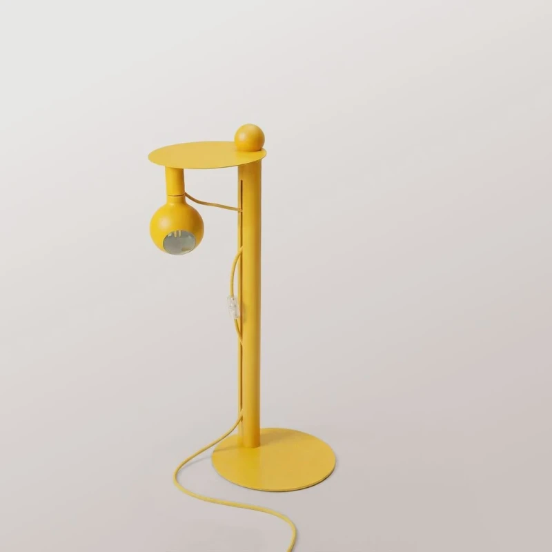 Filotto - Lampada da Terra Rocco Plug - Giallo