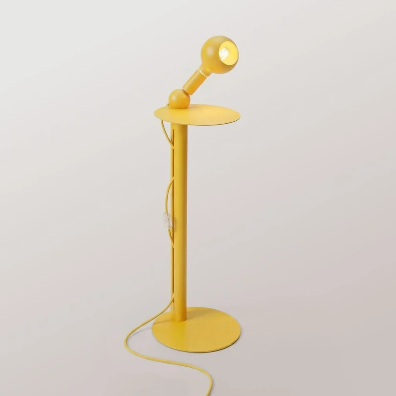 Filotto - Lampada da Terra Rocco Plug - Giallo