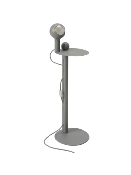 Filotto - Lampada da Terra Rocco Plug - Grigio