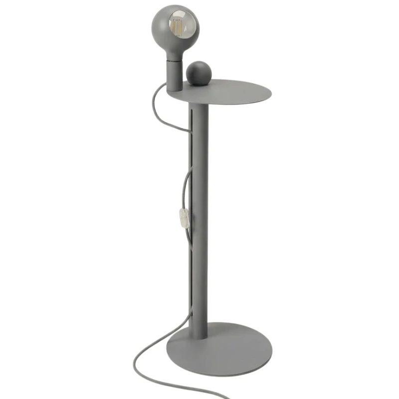 Filotto - Lampada da Terra Rocco Plug - Grigio
