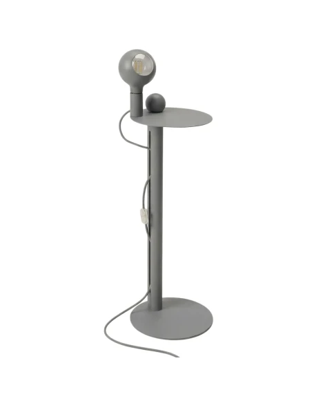 Filotto - Lampada da Terra Rocco Plug - Grigio