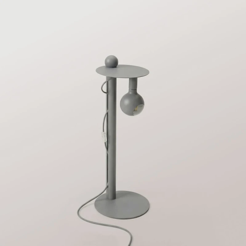 Filotto - Lampada da Terra Rocco Plug - Grigio