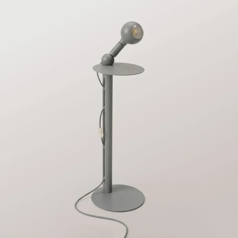 Filotto - Lampada da Terra Rocco Plug - Grigio